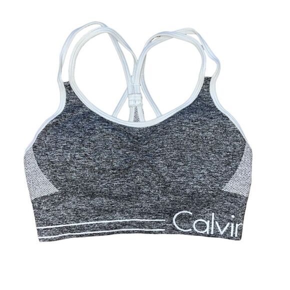 Calvin Klein Performance Other - Calvin Klein Gray & White Performance Sportsbra Grey Sports Bra Reversible